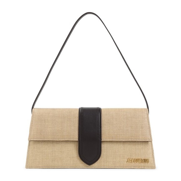 Jacquemus Natural Beige Raffia Le Bambino Long Handbag - NWT - Picture 1 of 3
